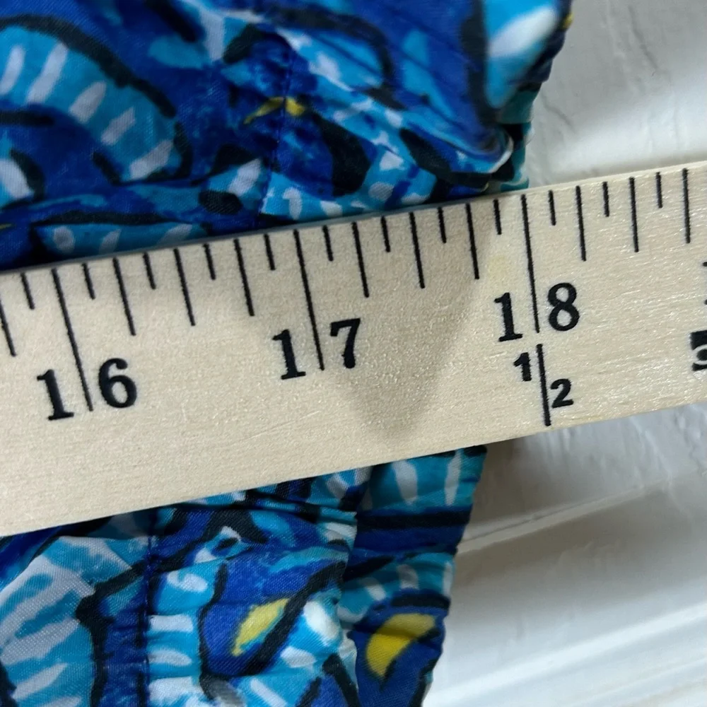 Nike Windbreaker Jacket Women’s‎ S Blue Zip Front Graphic Print Hooded VTG 90s